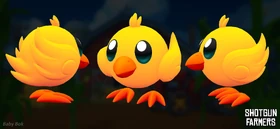 Baby Bok 3D model made by Arnaud Tegny