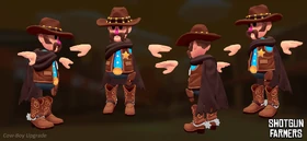 Ye Olde Farmer 3D model made by Arnaud Tegny