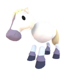 Pet Mini Horse White
