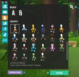 Selecting Outfits in Customize Season 1 2