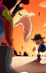 Western Shootout banner in menu