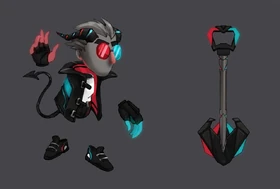 Neon concept art from Twitter post