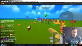 Screenshot from stream "Prototyping A New Weapon!? - Shotgun Farmers Livestream" (02:08:41)