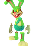 Zombie bunny costume b