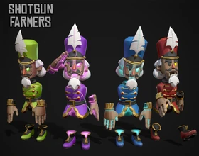 All nuts render made by Jules Joire 	