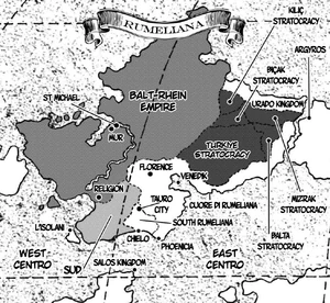 The Map of Rumeliana Region.