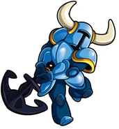 Shovel Knight Throwing Anchor.png (88 KB) Key art of Shovel Knight holding the Throwing Anchor.