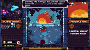 The Troupple King making mention of the Pocket Dungeon's flow of time.
