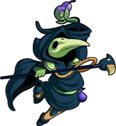 Artwork of Plague Knight, alchemist of the Order.