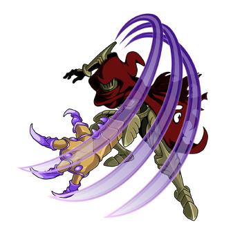 Specter Knight using the Dread Talon Curio