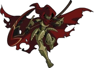 Artwork of Specter Knight, enforcer of the Order.
