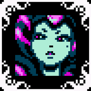 The Enchantress's altered portrait for the Japanese edition.