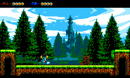 Shovel Knight and Black Knight in Battle Mode.