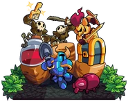 Key art of the dungeon.