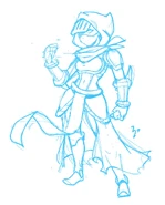 Concept art of Body Swap Donovan, "Donnavan".
