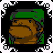 Green Bag Fellow's portrait.