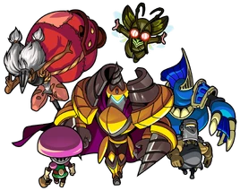 Hexcavators