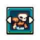 Joustus card skeleton