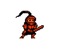 Enemy Knight, unused color palette.