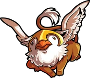 Showdown key art of a Baby Griffoth.