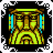 King Knight's portrait with the cheat code K&DMASK.