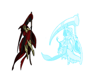 Concept art for Body Swap Specter Knight.