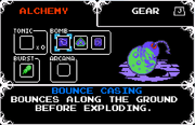 Alchemy Menu