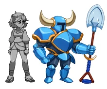 Indivisible Shovel Knight Art