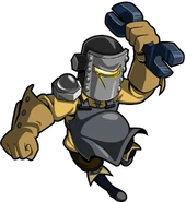 Artwork of Tinker Knight, engineer of the Order.