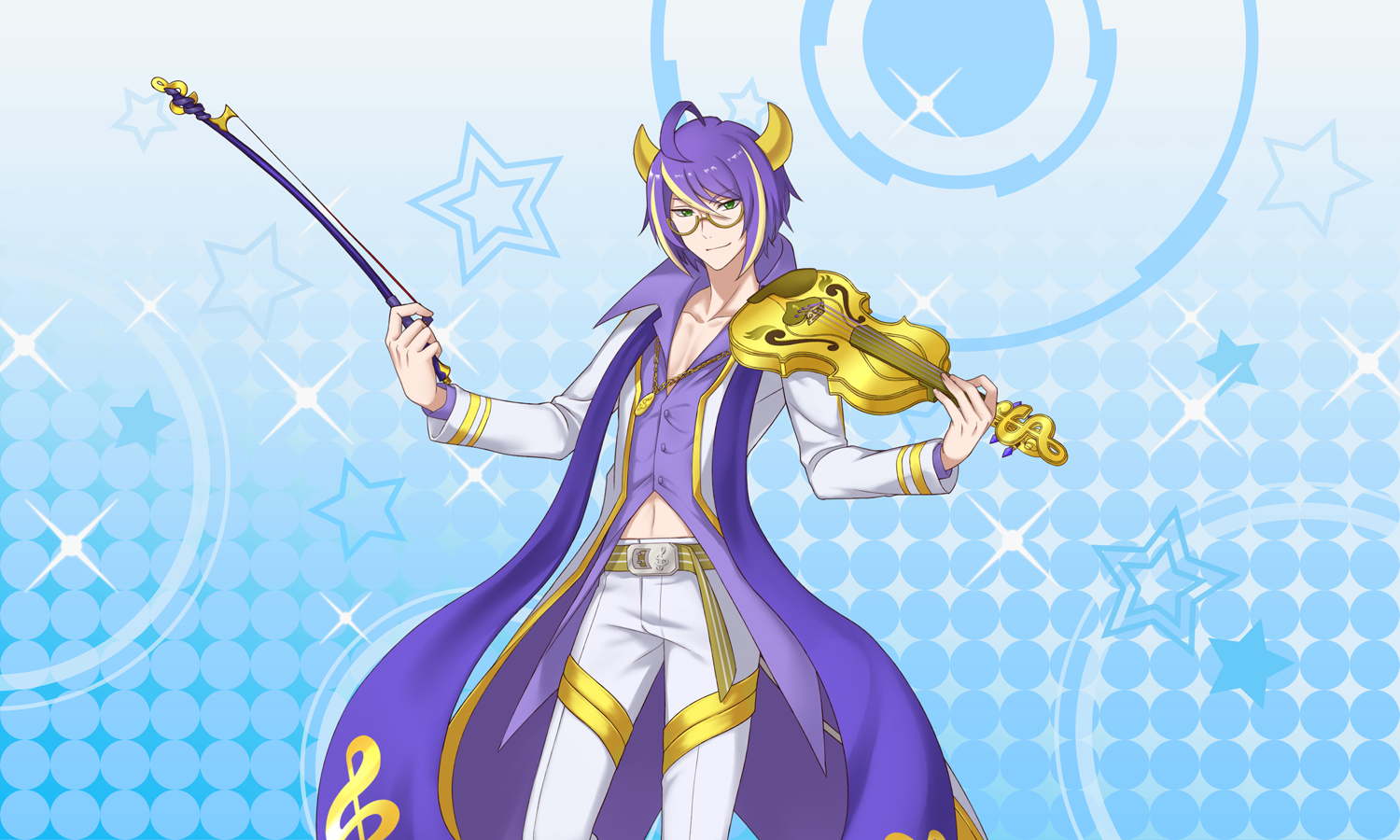 Show by Rock!! Anime orion ARCAREAFACT Musician, Anime, purple, cg Artwork  png