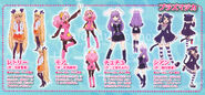 Plasmagica character designs from Otomedia Magazine