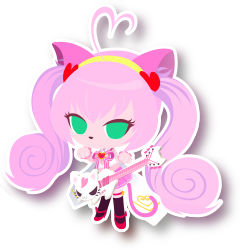 rosia (show by rock!!) drawn by huazang