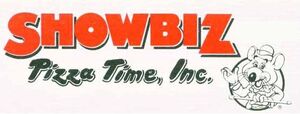 ShowBiz Pizza Time Logo used from 1989 to 1998