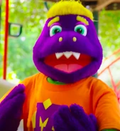 The Munch puppet from June 2016-October 2022