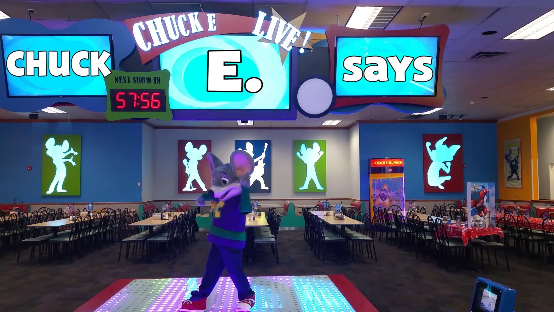 Chuck E Live Stage Showbiz Pizza Wiki Fandom