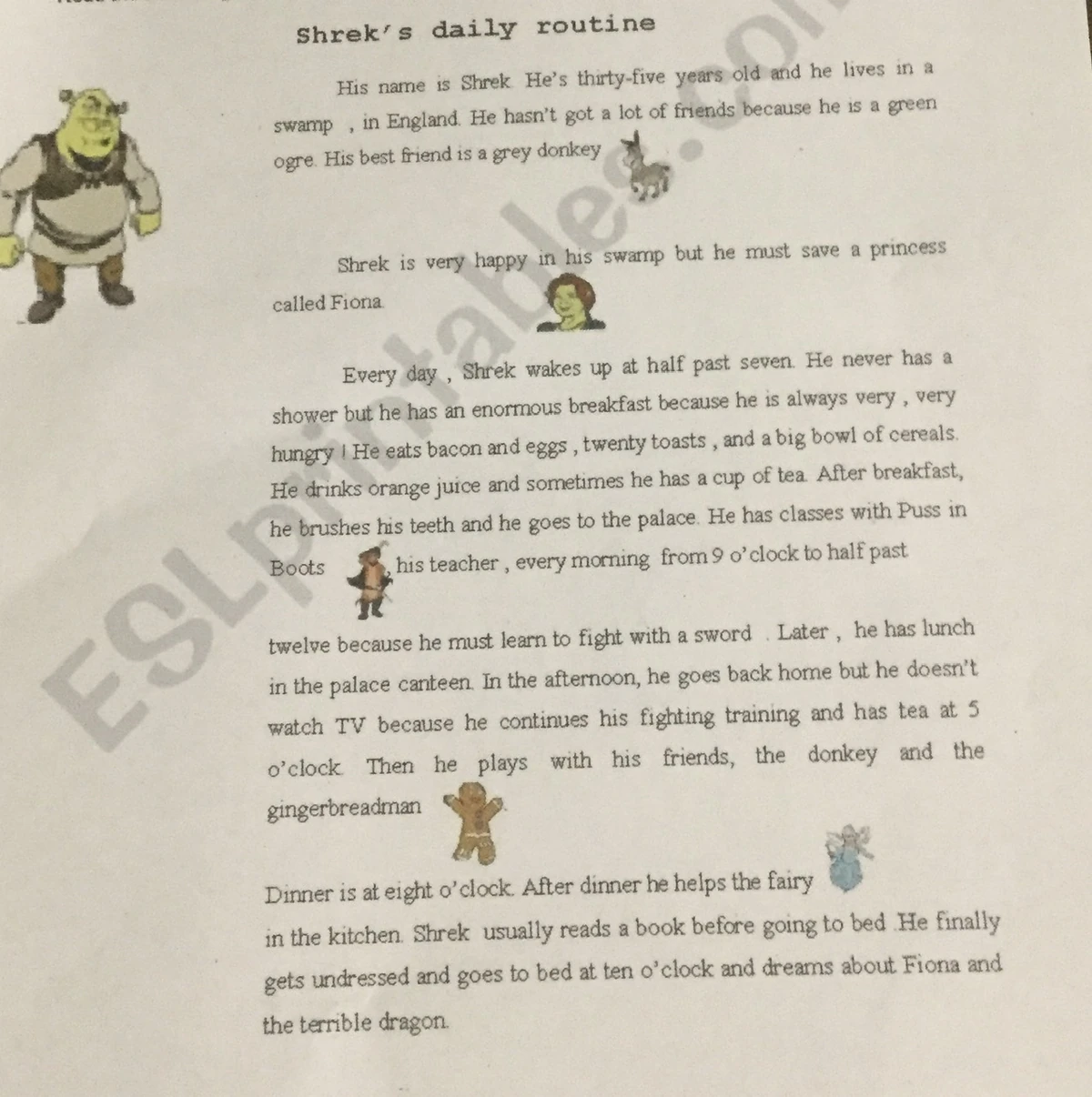 Shrek’s daily routine | Shrek Fan Theories Wiki | Fandom