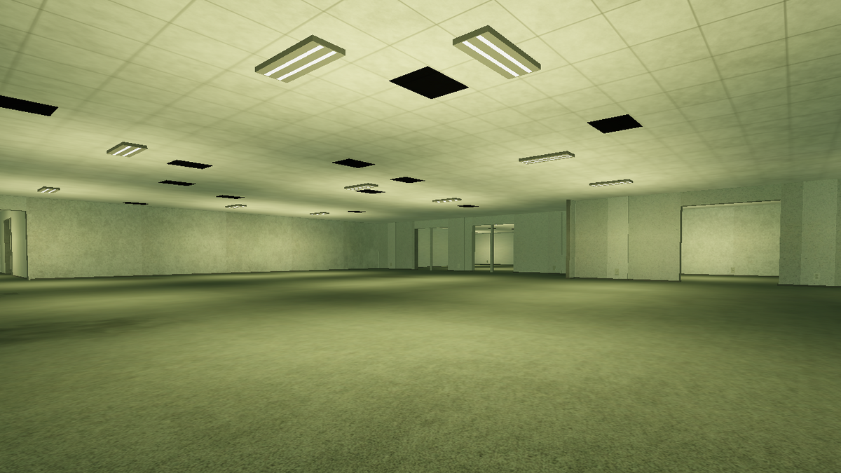 The backrooms in Roblox 