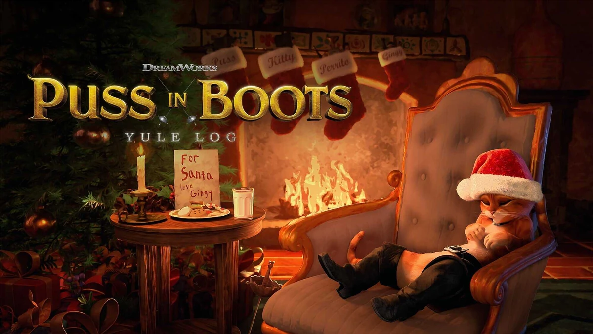 Puss in Boots Yule Log WikiShrek Fandom