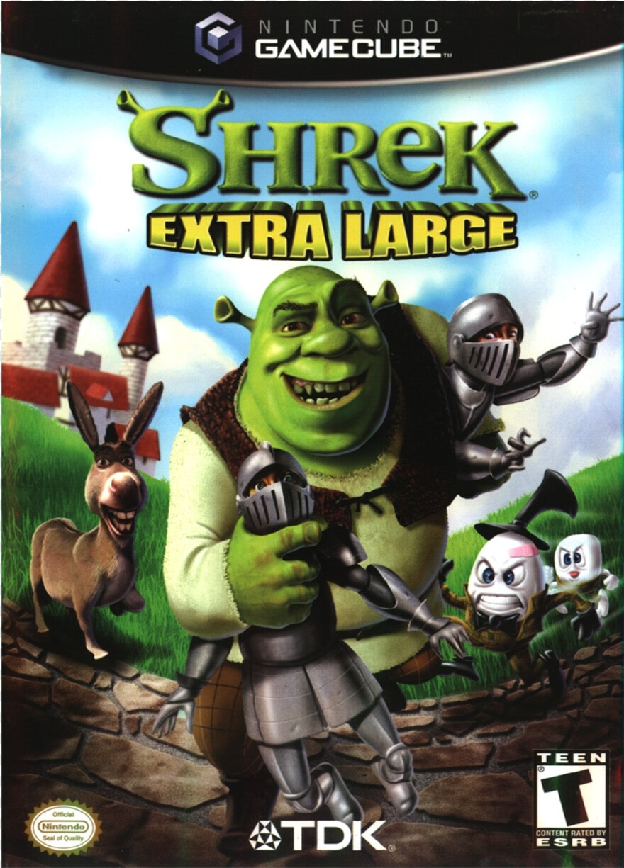 gamecube in shrek game gamecube in shrek game