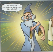 Merlin in the Shrek comics