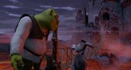 Dragon Keep bridge shrek and donkey