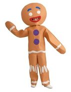 A Gingerbread Man costume