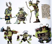Concept art of Ogres.