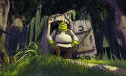 Shrek and his outhouse