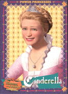 Cinderella trading card - front.