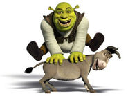 Shrek and Donkey