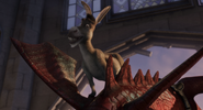 Donkey riding dragon wedding