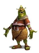 Shrek's early design.