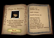 Puss in Boots' character bio in Shrek 2 (video game) with all upgrades equipped.