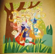 Nine Muses - Shrek DVD Game Illustration